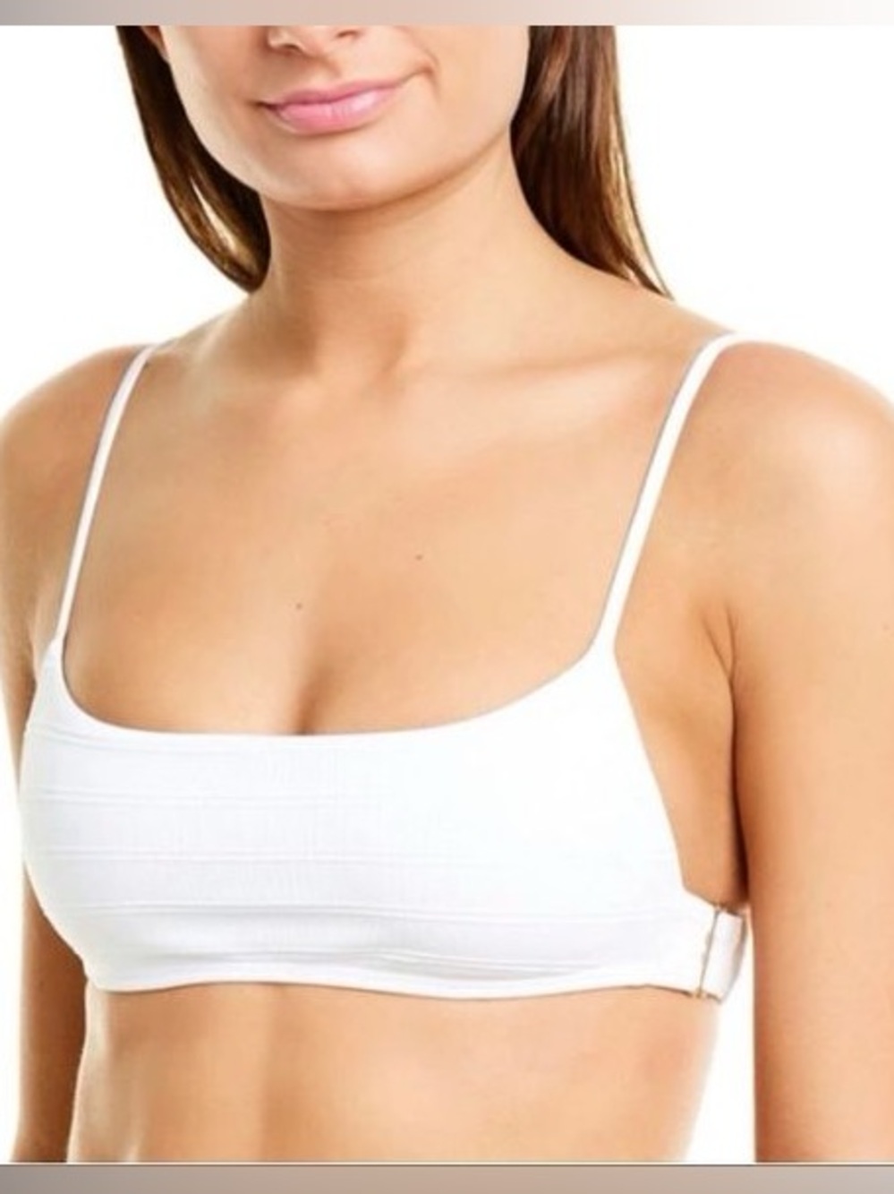 NWOT L*Space piper ribbed bikini top